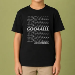 Hot Gooaalll Soccer Argentina Fan Goal Kids T-Shirt