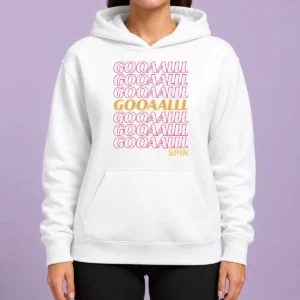 Pretty Gooalll Spin Soccer Fan Goal Hoodie