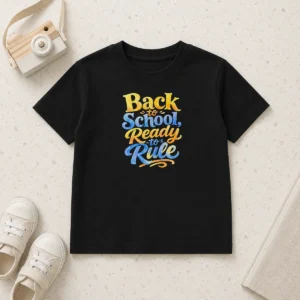 Top Pretty Back To School Ready To Rule Watercolor For Students Kids T-Shirt