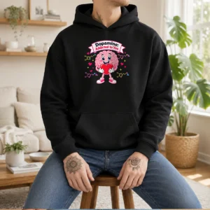 Original Romantic Dopamine Addicted To You Couples Hoodie