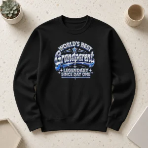 Pretty Grandparents Day Legendary Since Day One Y2K Shirt - Image 7