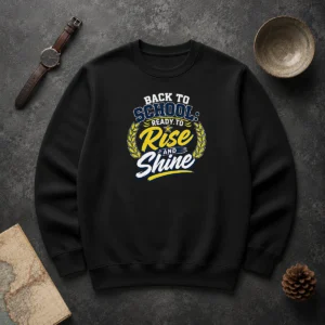Original Back To School Typography Motivated Students Sweater