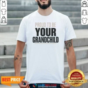 Hot Grandparents Day Proud Grandchild Minimalist