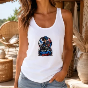 Premium Takas World Anime Characters Streetwear Tank Top