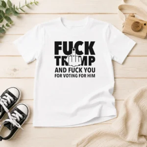 Official Nice F President US And F You For Voting For Him Kids T-Shirt