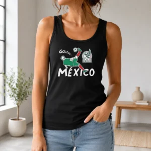 Official Mexico Soccer Gooool Gooooal Bicycle Kick Sport Fan Mexican National Team Tank Top