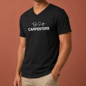 Top Taylor Carpenters V-Neck Shirt
