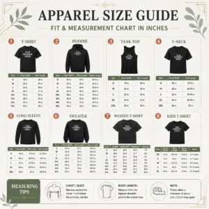 Size chart for Awesome Premium You'Re Misgendering Yourself with measurements in inches and cm
