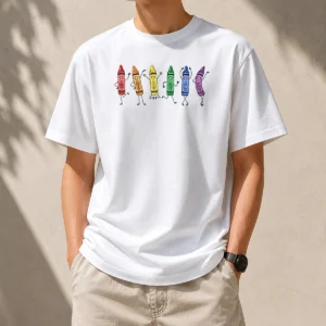 Top Red Orange Yellow Green Blue Violet Crayon Characters