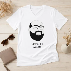 Pretty Michael Stevens Lets Be Mean Vsauce Youtube V-Neck Shirt