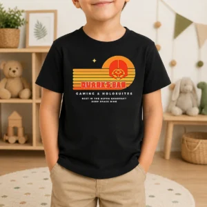 Good Quark'S Bar Gaming & Holosuites Deep Space Nine Retro Kids T-Shirt