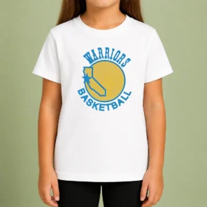 Funny Golden State Warriors NBA Warriors Basketball Logo Kids T-Shirt