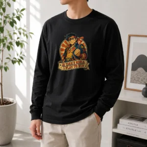 Hot Takas World Vintage Anime Characters Passion Long Sleeve Shirt