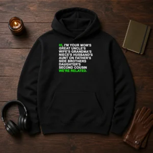 Pretty Hi I'M Your Mom'S Great Uncle'S Wife'S Grandma'S Niece'S Husband'S Hoodie
