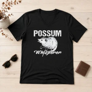 Funny Possum Whisperer V-Neck Shirt
