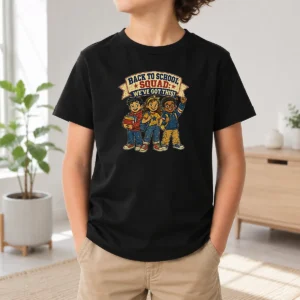 Good Back To School Squad Retro Distressed Kids T-Shirt