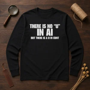 Hot There Is No U In AI But There Is A U In Cunt Long Sleeve Shirt
