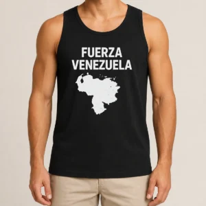 Hot Fuerza Venezuela Map Tank Top