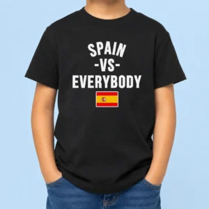 Hot Spain Vs Everybody National Soccer Team Spain World Cup 2026 Kids T-Shirt