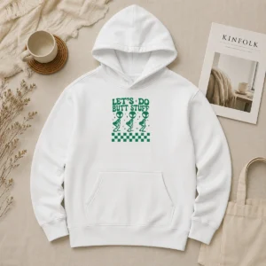 Hot Funny Aliens Let'S Do Butt Stuff Checkerboard Novelty Meme Hoodie