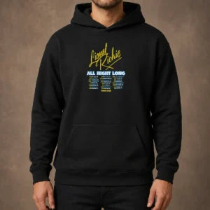 Nice Lionel Richie All Night Long Tour 2026 Concert Dates City List Poster Shirt - Image 5
