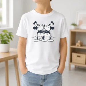 Original Steam Dreamboat Willie Navy Kids T-Shirt