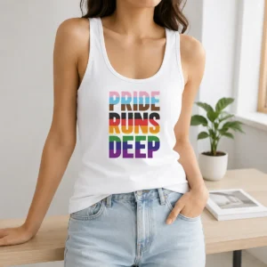 Original Seattle Kraken Pride Runs Deep Tank Top