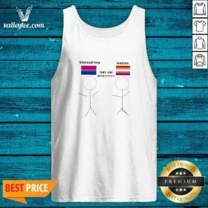 Funny Bisexual Boy Lesbian They Are Bff Tank Top