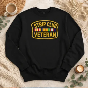 Premium Hot Strip Club Veteran Logo Sweater