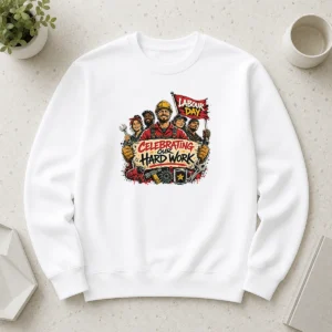 Premium Funny Labour Day Celebration For Proud Workers Sweater