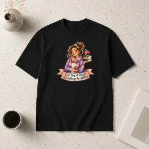 Original Back To School Funny Teacher Girls Watercolor Graphic