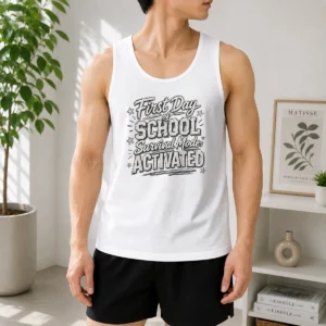 Funny First Day Teacher Humor Sketch Tank Top