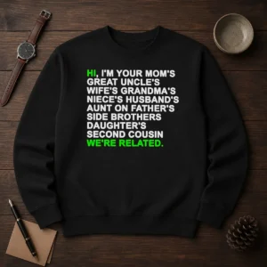 Pretty Hi I'M Your Mom'S Great Uncle'S Wife'S Grandma'S Niece'S Husband'S Sweater