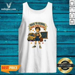 Funny Back To School Vintage Pride Kids Tank Top