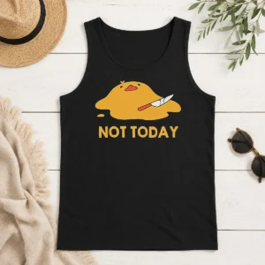 Official Melted Duck With Knife NOT TODAY Tank Top