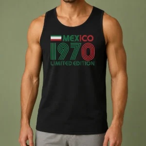 Awesome Pretty Retro Mexico 1970 Limited Edition Tank Top