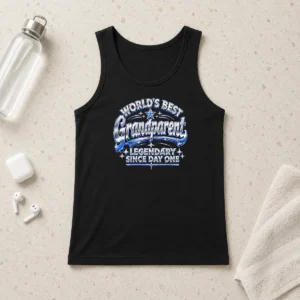 Pretty Grandparents Day Legendary Since Day One Y2K Tank Top