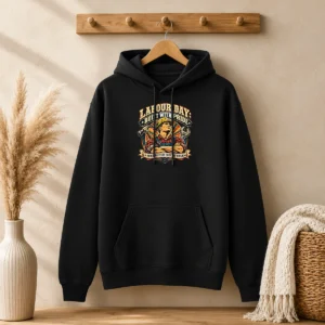 Hot Vintage Style Labour Day Holiday Hoodie