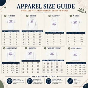 Size chart for Hot Funny Rather Be At Grandma'S Lavender Onesie showing measurements in inches and cm