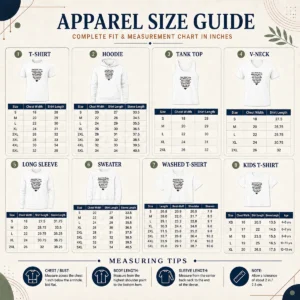 Size chart for Official You May Have Blocked Me On Everything But I Applied At Your Job with measurements in inches and cm