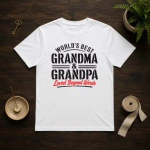 Official Grandparents Day Stencil Worlds Best Grandma Grandp