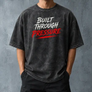 Funny Built Through Pressure Washed T-Shirt