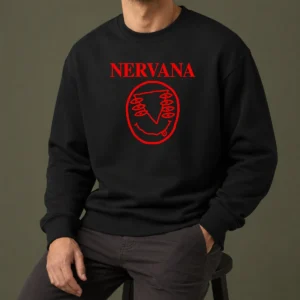 Nice Nervana Eyes And Smiley Face Red Shirt - Image 7