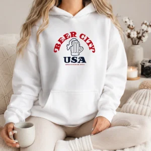 Good Beer City USA Grand Rapids Michigan Hoodie