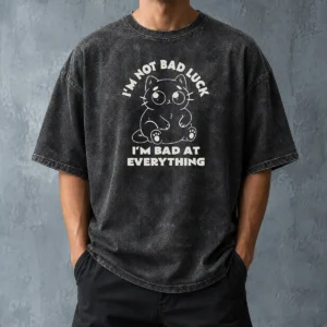 Good I'M Bad At Everything Washed T-Shirt