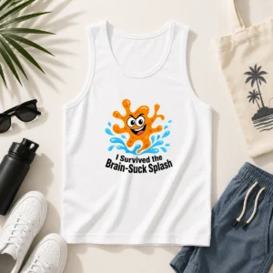 Hot Cheeky Brain Suck Amoeba Minimalist Tank Top