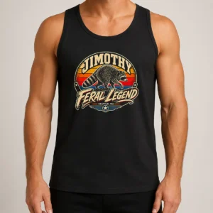 Nice Jimothy Raccoon Seattle Feral Legend Tank Top