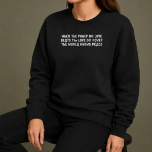 Awesome Funny Power Of Love Sweater