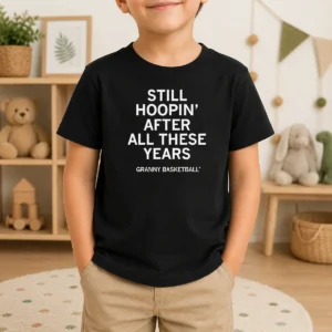 Official Nice Granny Basketball Still Hoopin After All These Years Kids T-Shirt