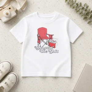 Nice Shooting The Shit Backyard BBQ Kids T-Shirt